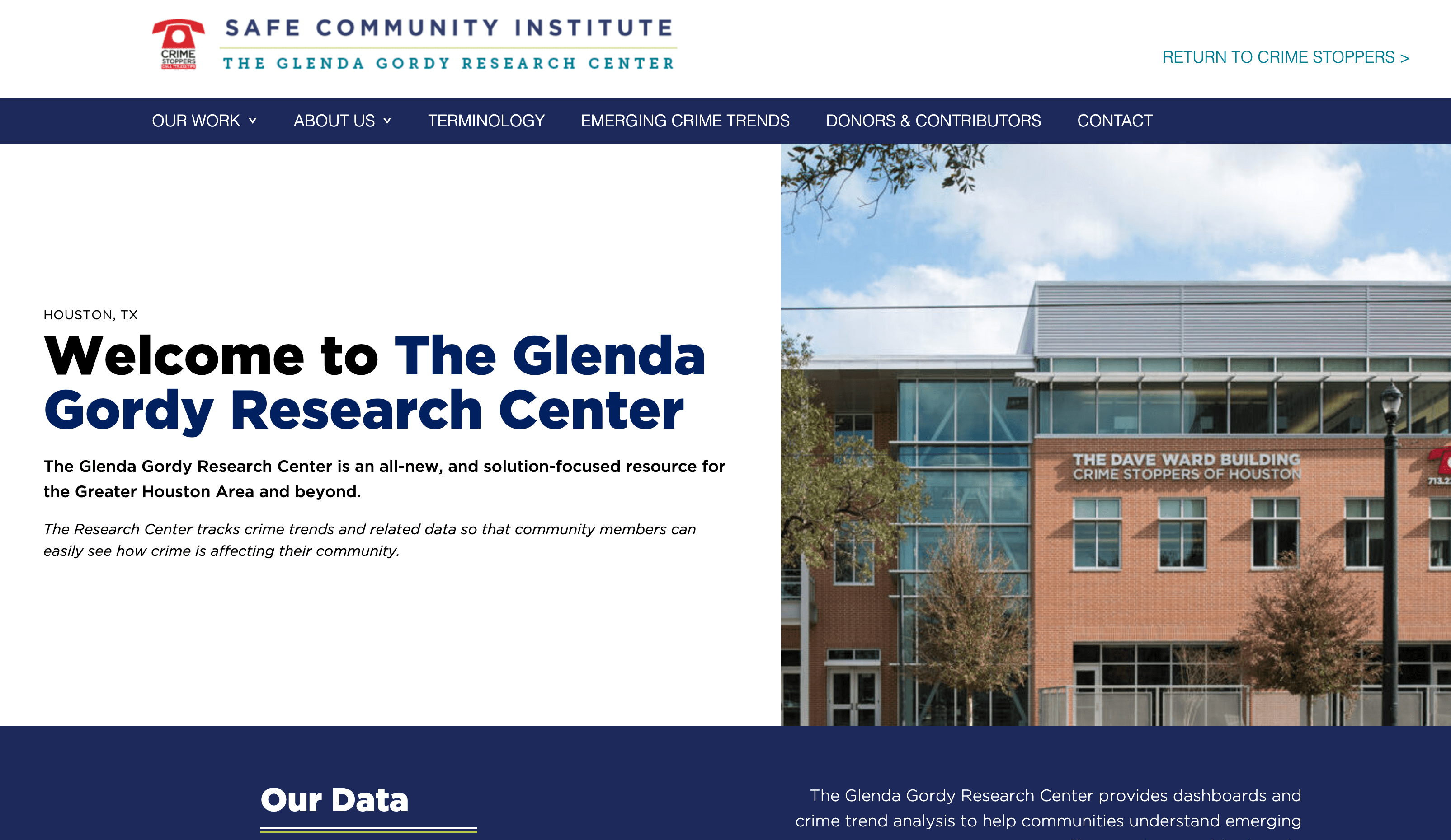 The Glenda Gordy Research Center (GGRC) Site